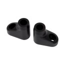 Motone, turn signal brackets for LC Triumph, 8mm. Black