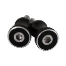 Motone short quick release seat bolts. 28mm, black