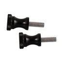 Motone short quick release seat bolts. 28mm, black