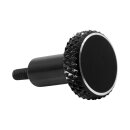 Motone choke knob, knurled. Black