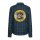 King Kerosin Racing Skull checkered shirt dark blue/green