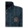 King Kerosin Racing Skull checkered shirt dark blue/green