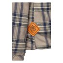King Kerosin Original 1969 checkered shirt dark blue/crème