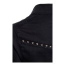 Queen Kerosin Denim Shirt black