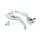Handlebar lever kit, wide blade, Chrome