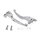 Handlebar lever kit, wide blade, Chrome