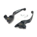 Handlebar lever kit, wide blade, Black