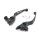 Handlebar lever kit, wide blade, Black