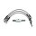 Goodridge brake line front, stainless clear coated