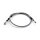 Goodridge brake line upper front, stainless clear coated