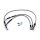 Goodridge brake line front, stainless clear coated