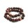 AmiGaz Totenkopf Skull Perlen Biker Armband Set Holz
