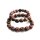 AmiGaz Totenkopf Skull Perlen Biker Armband Set Holz