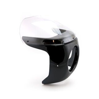 Universal Motorrad Retro Racer Windschild Fairing für 7" Scheinwerfer