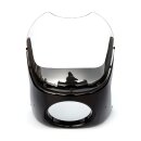 Universal Motorrad Retro Racer Scheinwerfer Verkleidung Maske für 7" Scheinwerfer
