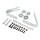 Universal Motorrad Retro Racer Windschild Fairing für 7" Scheinwerfer