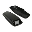 Saddlebag lid set. Black
