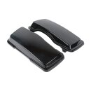 Saddlebag lid set. Black