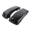 Saddlebag lid set. Black