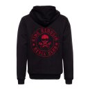 King Kerosin Rebel Club zip hoodie black