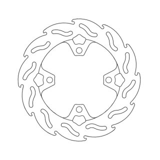 Moto-Master Flame series brake rotor