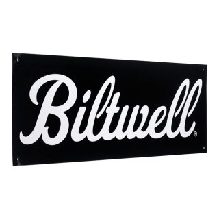 Biltwell Script Shop banner black/white