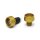 Kuryakyn, Lodestar front axle sliders, gold