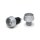 Kuryakyn, Lodestar front axle sliders, silver