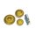 Kuryakyn, Lodestar rear axle sliders, gold