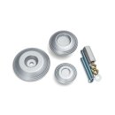 Kuryakyn, Lodestar rear axle sliders, silver
