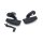 Kuryakyn, Omni floorboard, brake & shift peg kit. Black