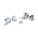 Kuryakyn, rear Atto turn signal adapters, chrome