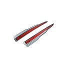 Kuryakyn, trike rear light bars. Chrome