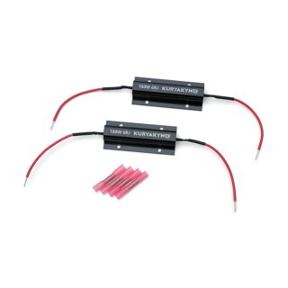 Kuryakyn, aluminum load equalizers, 100 Watt - 6 Ohm