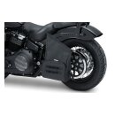 Kuryakyn Hoodrat Universal Solo Satteltasche schwarz für Harley Softail 87-24