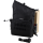 Kuryakyn Hoodrat Universal Solo Satteltasche schwarz für Harley Softail 87-24