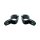 Kuryakyn, Magnum Quick clamps, 1", gloss black