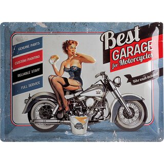 Best Garage Motorcycles Blechschild