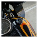 Arlen Ness, gas cap 12-Point. Black