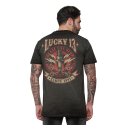 Lucky 13 Amped T-shirt washed black