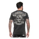 Lucky 13 Bikes and Booze T-shirt washed black