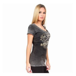 Lucky 13 Catch Me T-shirt washed black