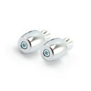 TRW, bar ends for 22mm steel handlebars. Chrome