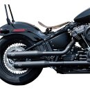 S&S Grand National EC Auspuff Schalldämpfer schwarz für Harley Softail M8