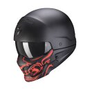 Scorpion Exo-Combat Evo Samurai helmet matte black/red