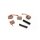 Ricks starter motor brushes - 4 brush Mitsuba