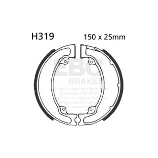 EBC plain brake shoes