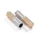 Kustom Tech, FL handlebar grip set. Satin alu/brass