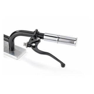 Kustom Tech, FL handlebar grip set. Polished aluminum