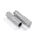 Kustom Tech, FL handlebar grip set. Satin aluminum